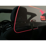 15-23 Ford Mustang (Convertible) Windschott - Running Pony - Beleuchted - Grün