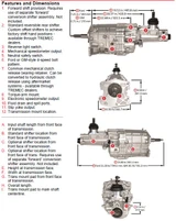 64-73 Ford Mustang Schaltgetriebe komplett - Tremec TKX - 0,68 fünfter Gang - 813 Nm