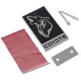 15-23 Ford Mustang Emblem - Kühlergrill & Heckklappe - Coyote - Schwarz mit Chrom