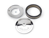 64-73 Ford Mustang Luftfilter komplett - Pro-Flo Chrom 10 " Rundluftfilter mit 2 “ Papierelement