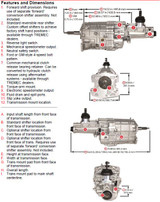64-73 Ford Mustang Schaltgetriebe komplett - Tremec TKX - 0,72 fünfter Gang - 813 Nm (52893938)