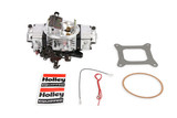 64-73 Ford Mustang Vergaser - Holley Ultra Double Pumper - 850 cfm - Elektrischer Choke - Chrom / Schwarz