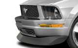 05-09 Ford Mustang Base (4.0) Spoiler - Cervinis - B2 - Schwarz Strukturiert Vorne