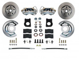 64-69 Ford Mustang Umrüstsatz Bremsanlage - Led Brakes - Vorne - Glatt - Ohne HBZ und ohne BKV Vorne