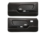 1969 Ford Mustang Set Türverkleidung - Deluxe - Schwarz Links und Rechts