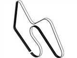 05-10 Ford Mustang Base (4.0) Flachrippenriemen