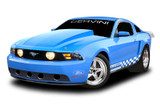 10-12 Ford Mustang (4.0, 5.0) Motorhaube - Cervinis - 4 Zoll Hutze