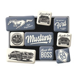 Wandtafel - Ford Mustang Magnetset The Boss