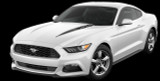 15-17 Ford Mustang Aufkleber Motorhaube - Powerdom Stripes - Schwarz Glanz - Pin Stripe 5.0