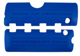 11-19 Ford Mustang (5.0, 5.2) Motorabdeckung - "Powered by Ford" blau