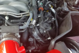 18-23 Ford Mustang Motorölabscheider - J&L 3.0 - Aluminium - Fahrerseite - Silber Fahrerseite