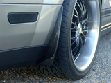07-09 Ford Mustang Shelby GT500 (5.4) Spritzschutz Radhaus - Carbon Hinten