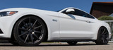 15-23 Ford Mustang Felgensatz - Elegance - E1FF - Deep Concave - 9 x 20 Zoll & 10,5 x 20 Zoll - Highgloss Black Vorne und hinten