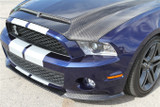 10-14 Ford Mustang Shelby GT500 (5.4, 5.8) Spoiler - Carbon - LG44KR Vorne unten