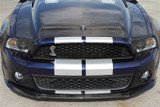 10-14 Ford Mustang Shelby GT500 (5.4, 5.8) Spoiler - Carbon - LG44KR Vorne unten