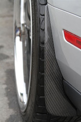 10-14 Ford Mustang Spritzschutz Radhaus - Carbon - LG48 Hinten