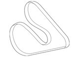 11-17 Ford Mustang (3.7) Flachrippenriemen - Ford OEM Zusätzlicher Antrieb