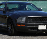 05-09 Ford Mustang Hauptscheinwerfer - 2015 Style - Schwarzes Gehäuse - Klare Linse