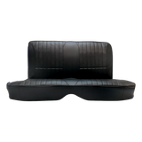 65-66 Ford Mustang (Hardtop) Sitzbezug - Classic Design - Schwarz - Hinten