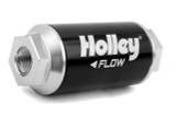 64-73 Ford Mustang Kraftstofffilter - Holley - Aluminium - Schwarz