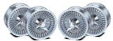 63-64 Chevrolet Corvette Base Felgensatz komplett - Knockoff Wheels - Aluminium - Direct Bolt