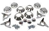63-64 Chevrolet Corvette Base Felgensatz komplett - Knockoff Wheels - Aluminium - Direct Bolt