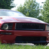 05-09 Ford Mustang GT (4.6) Kühlergrill - SVE Bullitt Style - Bienenwaben - Schwarz Vorne oben