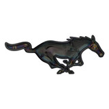 05-09 Ford Mustang Emblem Kühlergrill - Running Pony - Schwarz Vorne