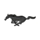 05-09 Ford Mustang Emblem Kühlergrill - Running Pony - Schwarz Vorne