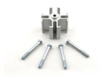 64-73 Ford Mustang Distanzstücksatz für Motorkühlgebläse - Aluminium - Set - 2 "