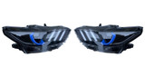 15-17 Ford Mustang Scheinwerfersatz - Blau - LED - EU-Version