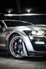 15-17 Ford Mustang Scheinwerfersatz - Schwarz - LED - US-Version