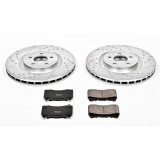 2012 Ford Mustang Verschleißteilset Bremse - Powerstop Z23 - Street - VA 355mm - HA 300mm Vorne und hinten