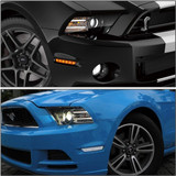 10-14 Ford Mustang Set Seitenmarkierungsleuchten - Vorne - LED Vorne