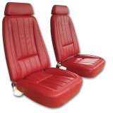 1969 Chevrolet Corvette Base Sitzbezug - Leder - Rot