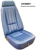 1969 Chevrolet Corvette Base Sitzbezug - Leder - Hellblau