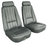 1969 Chevrolet Corvette Base Sitzbezug - Leder - Gunmetal