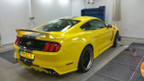 15-17 Ford Mustang Stoßstangenansatz - Abbes - Heckdiffusor - 6 Finnen - Mit TÜV Hinten unten