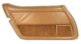 81-82 Chevrolet Corvette Türinnenverkleidung - Camel - Leder - Links