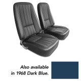 1968 Chevrolet Corvette Base Sitzbezug - Leder - Dunkelblau