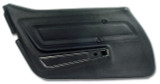 1977 Chevrolet Corvette Base Türinnenverkleidung - Schwarz - Links
