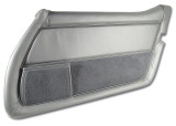 1981 Chevrolet Corvette Base Türinnenverkleidung - Silber - Leder - Rechts