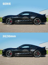 15-23 Ford Mustang (2.3) Tieferlegungssatz Spiralfedern - ST- VA und HA 30 mm tiefer (Fhzg. ohne Magneride) Vorne und hinten