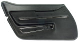 1968 Chevrolet Corvette Base Türinnenverkleidung - Schwarz Links