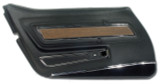 70-76 Chevrolet Corvette Base Türinnenverkleidung - Schwarz Links