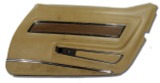 73-75 Chevrolet Corvette Türinnenverkleidung - Medium Saddle - Deluxe - Rechts