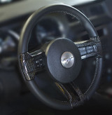 10-14 Ford Mustang Zierteil Lenkrad - Carbon - LG112
