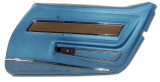 1970 Chevrolet Corvette Base Türinnenverkleidung - Hellblau - Deluxe - Rechts