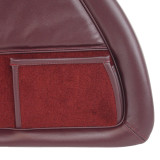 1980 Chevrolet Corvette Base Türinnenverkleidung - Claret - Leder - Links