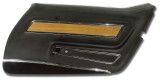 1976 Chevrolet Corvette Stingray Türinnenverkleidung - Schwarz - Deluxe - Rechts